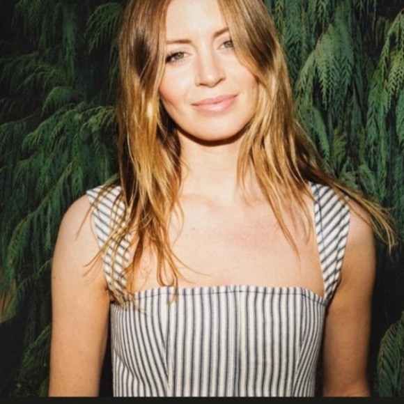 Grover Rad LA sustainable Maison Cleo level bespoke pinstriped corset top xxs - Picture 4 of 10